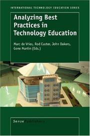 Cover of: Analyzing Best Practices in Technology Education by 