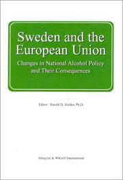 Cover of: Sweden and the European Union | Harold D. Holder