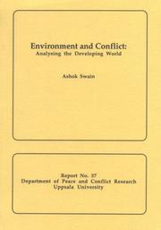 Cover of: Environment and conflict: analysing the developing world