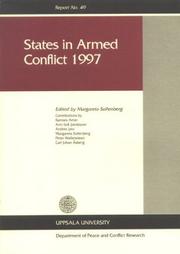Cover of: States in Armed Conflict 1997
