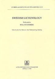 Cover of: Swedish Lichenology by 