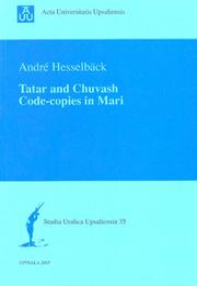 Cover of: Tatar & Chuvash Code-copies in Mari (Studia Uralica Upsaliensia)