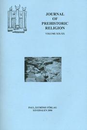 Cover of: Journal of Prehistoric Religion