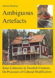 Cover of: Ambiguous Artefacts: Solar Collectors in Swedish