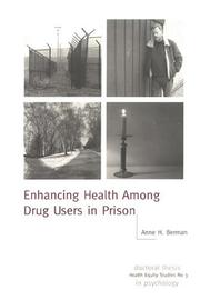 Cover of: Enhancing Health Among Drug Users In Prison (Health Equity Studies) | Anne Hephzibah Berman