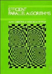 Cover of: Efficient parallel algorithms by Gibbons, Alan