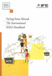 Cover of: Voting from Abroad by International IDEA, International IDEA