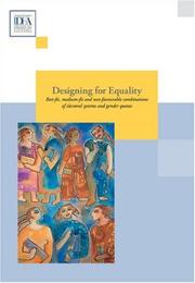Cover of: Designing for Equality | International IDEA