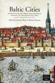 Cover of: Baltic Cities: Perspectives on Urban and Regional Change in the Baltic Sea Area