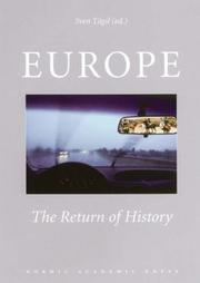 Cover of: Europe, the return of history