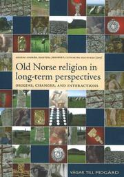 Cover of: Old Norse Religion in Long Term Perspectives by K. Jennbert, C. Raudvere