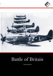 Cover of: BATTLE OF BRITAIN by Christer Bergstrom