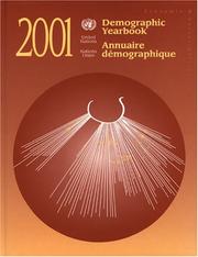 Cover of: Demographic Yearbook 2001 (Demographic Yearbook/Annuaire Demographique)