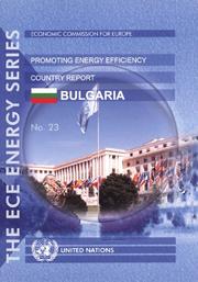 Cover of: Experience of International Organizations in Promoting Energy Efficiency: Country Report-bulgaria
