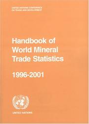 Cover of: Handbook Of World Mineral Trade Statistics, 1996-2001