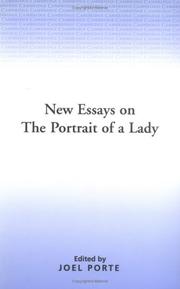 Cover of: New essays on The portrait of a lady by edited by Joel Porte.