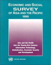 Cover of: Economic and Social Survey of Asia and the Pacific by Economic & Social Commission for Asia & the Pacific, Economic & Social Commission for Asia & the Pacific