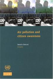 Cover of: Air Pollution And Citizen Awareness by Daniela Simioni
