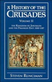 Cover of: A History of the Crusades (A History of the Crusades, Vol 2)