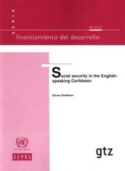 Cover of: Social Security in the English-speaking Caribbean (Financiamiento Del Desarrollo)