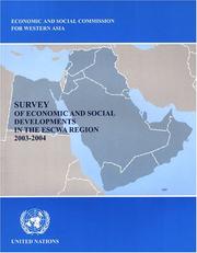 Cover of: Survey Of Economic And Social Developments In The Escwa Region