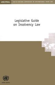 Cover of: Legislative Guide on Insolvency Law