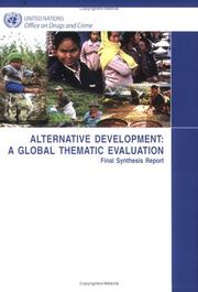 Cover of: Alternative Development: a Global Thematic Evaluation: Final Synthesis Report