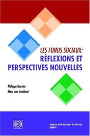 Cover of: Les Fonds Sociaux: Reflexions Et Perspectives Nouvelles
