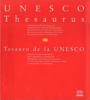 UNESCO Thesaurus/Thesaurus De L'Unesco/Tesauro De LA UNESCO by UNESCO