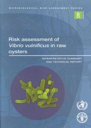 Risk Assessment of Vibrio Vulnificus in Raw Oysters by World Health Organization (WHO)