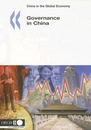 Governance in China by Organisation for Economic Co-operation and Development