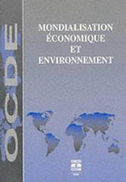 Cover of: Mondialisation ?Conomique Et Environnement