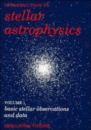 Cover of: Introduction to stellar astrophysics | E. BoМ€hm-Vitense