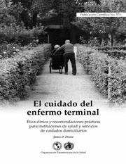 Cover of: El cuidado del enfermo terminal  by James Drane