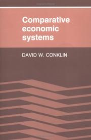Cover of: Comparative economic systems: objectives, decision modes, and the process of choice