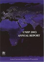 Cover of: Unep Annual Report, 2003