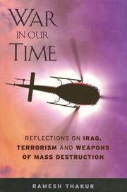 Cover of: War in Our Time by Ramesh Thakur