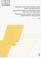 Cover of: Education Across the European Union Statistics and Indicators, 1996/Bildung in Der Europaischen Union Daten Und Kennzahlen, 1996/Education Dans L'unio