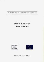 Cover of: Wind energy, the facts