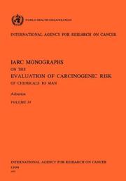 Cover of: Asbestos. IARC Vol 14 by IARC