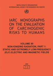 Cover of: Non-Ionizing Radiation, Part 1 by IARC