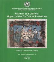 Nutrition And Lifestyle Opportunities of Cancer Prevention (International Agency for Research on Cancer Scientific Publications) by Riboli