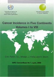 Cover of: Cancer Incidence in Five Continents, Vols. I to VIII (Iarc Cancer Base)