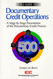 ICC guide to documentary credit operations for the UCP 500 by Charles del Busto