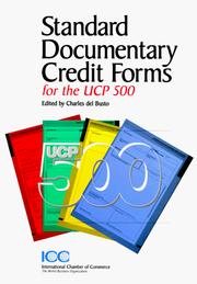 Cover of: The new standard documentary credit forms for the UCP 500