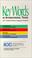 Cover of: Key Words in International Trade (ICC Publication)