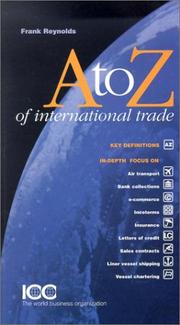 Cover of: A to Z of international trade | Reynolds, Frank