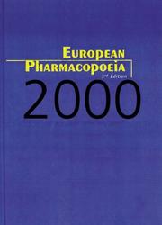 Cover of: European Pharmacopoeia, Third Edition by Council of Europe.