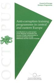 Cover of: Ant-corruption Training Programmes in Central And Eastern Europe by Bryane Michael