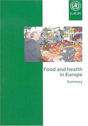 Cover of: Food and Health in Europe, Summary